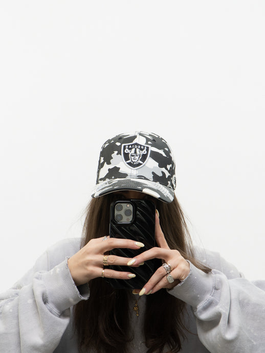 REEBOK x RAIDERS B&W Camo Hat