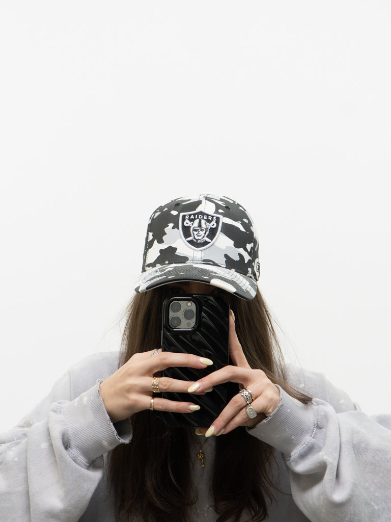 REEBOK x RAIDERS B&W Camo Hat