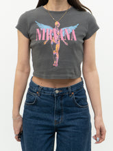 Load image into Gallery viewer, Modern x HM Nirvana Grey Cropped Tee (XS)