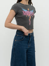 Load image into Gallery viewer, Modern x HM Nirvana Grey Cropped Tee (XS)