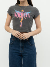 Load image into Gallery viewer, Modern x HM Nirvana Grey Cropped Tee (XS)