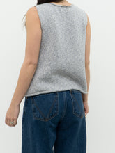 Load image into Gallery viewer, Vintage x Made in Thailand x Heathered Baby Blue Cotton Knit Tank (XS, S)