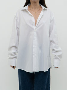 Vintage x ROBERTO CAVALLI White Cotton Buttonup (XS-XL)