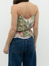 Load image into Gallery viewer, Vintage x ANN TAYLOR Pink Floral Silk Wrap Top (S, M)