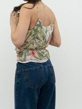 Load image into Gallery viewer, Vintage x ANN TAYLOR Pink Floral Silk Wrap Top (S, M)
