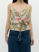 Load image into Gallery viewer, Vintage x ANN TAYLOR Pink Floral Silk Wrap Top (S, M)