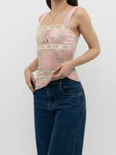 Load image into Gallery viewer, Vintage x Pale Pink Etheral Tank (XS, S)