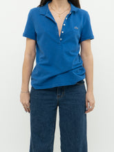 Load image into Gallery viewer, Vintage x Made in Peru x LACOSTE Blue Collared Shirt (M, L)