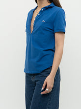 Load image into Gallery viewer, Vintage x Made in Peru x LACOSTE Blue Collared Shirt (M, L)