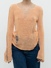 Load image into Gallery viewer, Vintage x FORNARI Pale Orange Knit Sweater (XS-S)