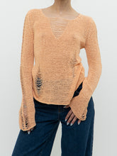 Load image into Gallery viewer, Vintage x FORNARI Pale Orange Knit Sweater (XS-S)