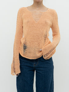 Vintage x FORNARI Pale Orange Knit Sweater (XS-S)