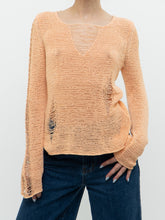 Load image into Gallery viewer, Vintage x FORNARI Pale Orange Knit Sweater (XS-S)