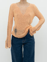 Load image into Gallery viewer, Vintage x FORNARI Pale Orange Knit Sweater (XS-S)