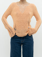 Load image into Gallery viewer, Vintage x FORNARI Pale Orange Knit Sweater (XS-S)