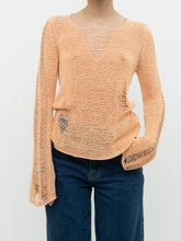 Load image into Gallery viewer, Vintage x FORNARI Pale Orange Knit Sweater (XS-S)