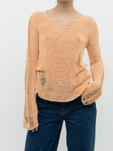 Load image into Gallery viewer, Vintage x FORNARI Pale Orange Knit Sweater (XS-S)