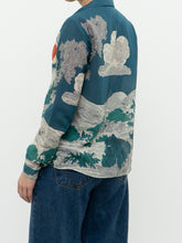 Load image into Gallery viewer, SEZANE x Teal Landscape Patterned Cotton Button-up (XS, S)