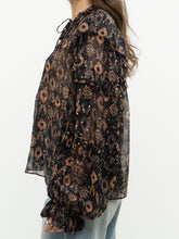 Load image into Gallery viewer, ULLA JOHNSON x Silk Patterned Bohemian Blouse (XS-M)