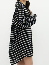 Load image into Gallery viewer, RALPH LAUREN x Lightweight B&amp;W Striped Coverup (XS-L)