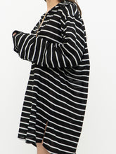 Load image into Gallery viewer, RALPH LAUREN x Lightweight B&amp;W Striped Coverup (XS-L)