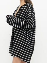 Load image into Gallery viewer, RALPH LAUREN x Lightweight B&amp;W Striped Coverup (XS-L)