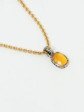 Load image into Gallery viewer, Vintage x D&#39;ORLAN Chunky Gold-plated, Silver Plated Gem Necklace