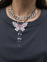 Load image into Gallery viewer, Silver Chunky Rhinestone Choker