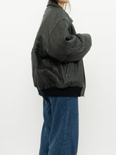 Load image into Gallery viewer, Vintage x PLANET HOLLYWOOD Beverly Hills Black Leather Bomber (S-L)