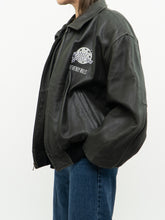 Load image into Gallery viewer, Vintage x PLANET HOLLYWOOD Beverly Hills Black Leather Bomber (S-L)