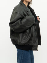 Load image into Gallery viewer, Vintage x PLANET HOLLYWOOD Beverly Hills Black Leather Bomber (S-L)