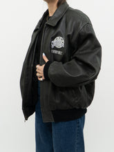 Load image into Gallery viewer, Vintage x PLANET HOLLYWOOD Beverly Hills Black Leather Bomber (S-L)