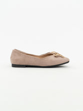 Load image into Gallery viewer, Modern x Blush Faux Suede Bow Ballet Flat (7)