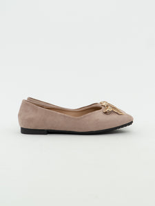 Modern x Blush Faux Suede Bow Ballet Flat (7)