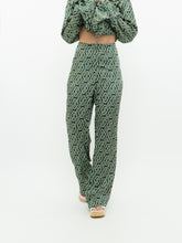 Load image into Gallery viewer, MNG x Green Patterned Satin Set (L, XL)