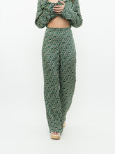 Load image into Gallery viewer, MNG x Green Patterned Satin Set (L, XL)