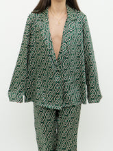 Load image into Gallery viewer, MNG x Green Patterned Satin Set (L, XL)