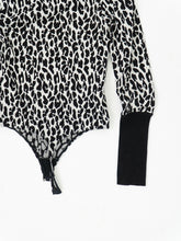 Load image into Gallery viewer, WOLFORD x B&amp;W Leopard Bodysuit (XS, S)