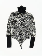 Load image into Gallery viewer, WOLFORD x B&amp;W Leopard Bodysuit (XS, S)