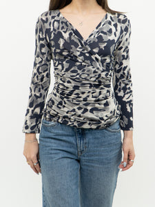 Vintage x Made in Italy x MAX MARA Leopard Top (S, M)