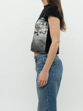 Load image into Gallery viewer, Vintage x Landscape Cropped Shimmer Baby Tee (XS)