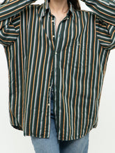 Load image into Gallery viewer, Vintage x LACOSTE Cotton Striped Green Buttonup (XS-XL)