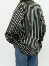 Load image into Gallery viewer, Vintage x LACOSTE Cotton Striped Green Buttonup (XS-XL)