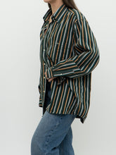 Load image into Gallery viewer, Vintage x LACOSTE Cotton Striped Green Buttonup (XS-XL)