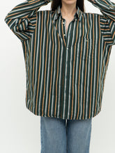 Load image into Gallery viewer, Vintage x LACOSTE Cotton Striped Green Buttonup (XS-XL)