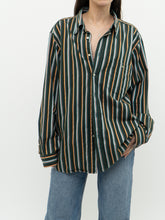 Load image into Gallery viewer, Vintage x LACOSTE Cotton Striped Green Buttonup (XS-XL)