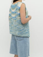 Load image into Gallery viewer, Vintage x Blue &amp; Green Cotton Handknit Vest (S-L)