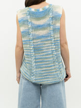 Load image into Gallery viewer, Vintage x Blue &amp; Green Cotton Handknit Vest (S-L)