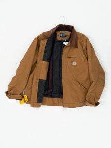 CARHARTT x Deadstock Detroit Camel Lined Jacket (L, XL)