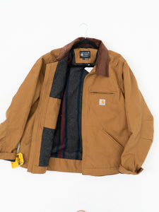 CARHARTT x Deadstock Detroit Camel Lined Jacket (L, XL)